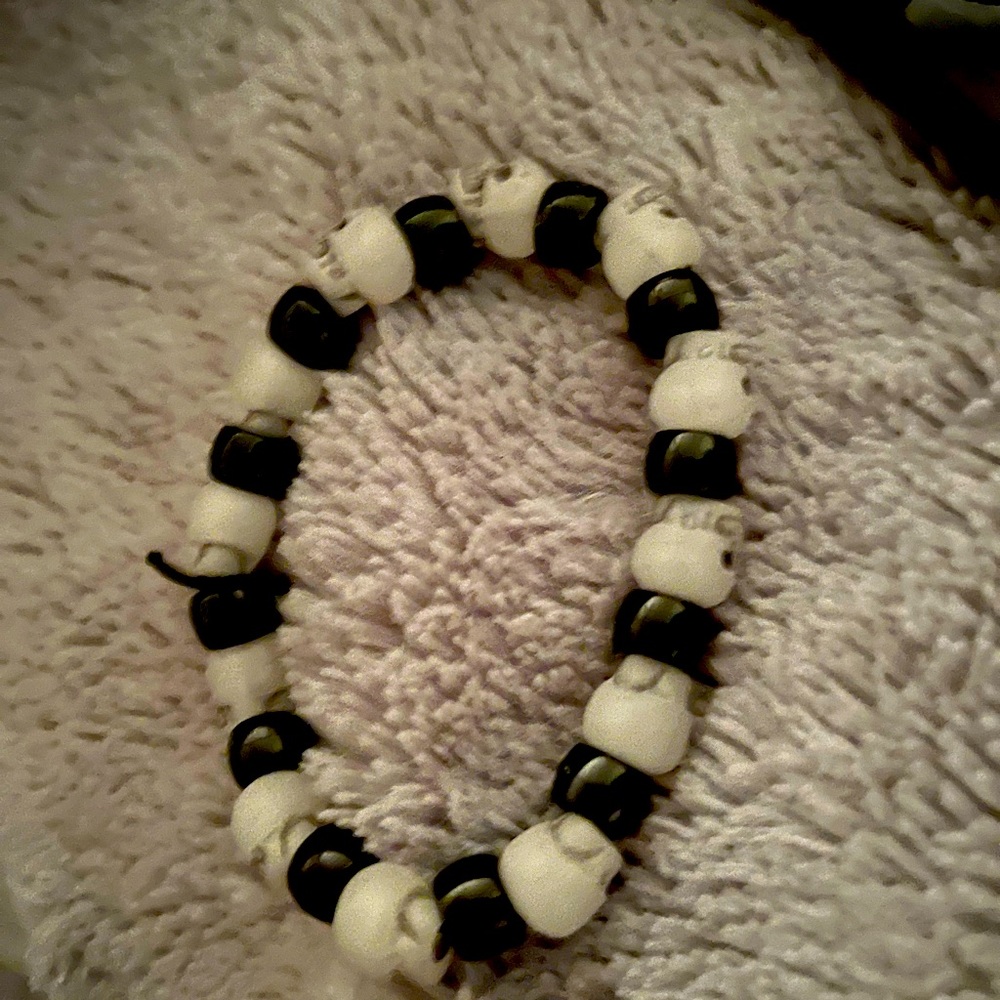 Glow in the dark skeleton bracelet